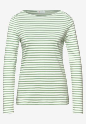 Street One Basic U-Boot Streifenshirt