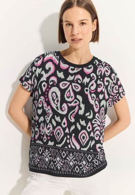 CECIL Shirt mit Ornament Print