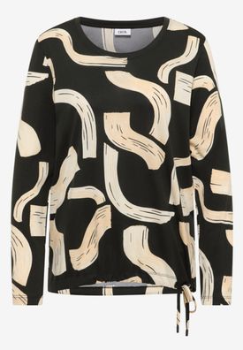 CECIL Langarmshirt mit Knotendetails