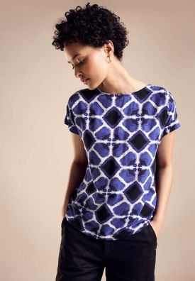Street One Damenshirt mit Materialmix