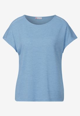 Street One Damenshirt kurzarm Linen