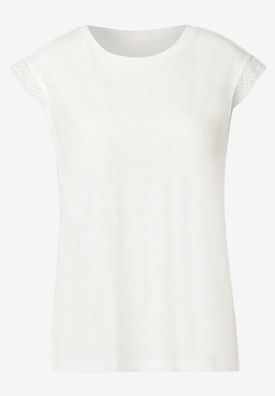 Street One Shirt mit Ärmel-Häkeldetail