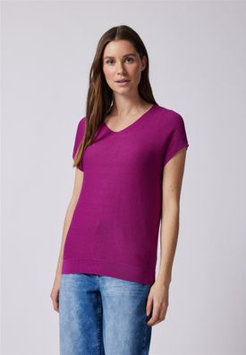 Cecil Strickkurzarmshirt v-neck