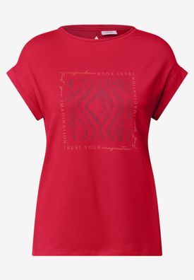 CECIL Shirt mit Glitter-Print