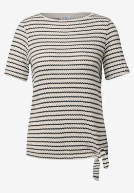 CECIL gestreiftes Ajour Shirt