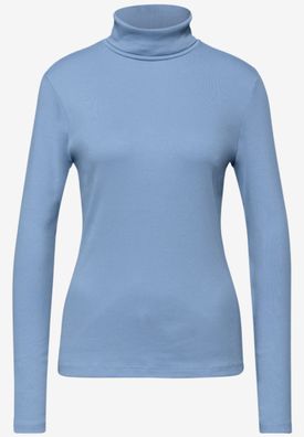 Street One Basic Rip Rollkragenshirt