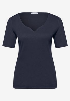 Street One Heart Neck Shirt Ada 1/2 Arm