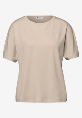 Street One Basic T-Shirt mit Dropped Shoulders Style Christa