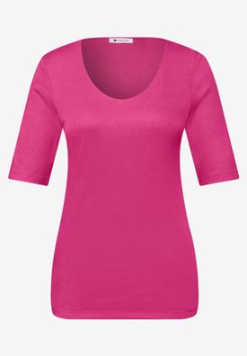 Street One Basic T-Shirt mit V-Neck Style Gerda