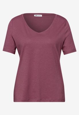 Street One Basic T-Shirt mit V-Neck Style Gerda