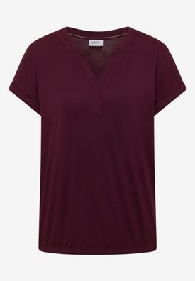 Cecil Shirt mit Split Neck im Tunika-Look