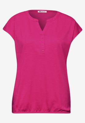 Street One Jerseyshirt mit Splitneck