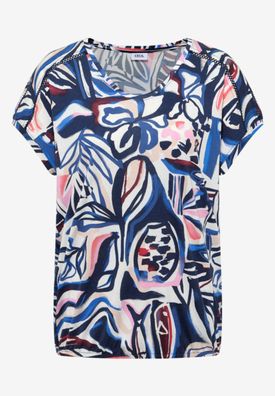 Cecil Kurzarm Shirt mit Spitzendetail