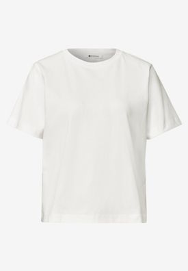 Street One Basic T-Shirt im verkürzten Schnitt