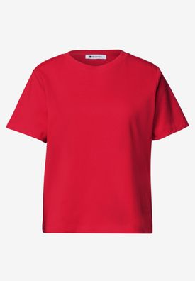 Street One Basic T-Shirt im verkürzten Schnitt