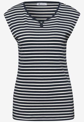 Street One Ärmelloses Shirt mit Knopfdetail