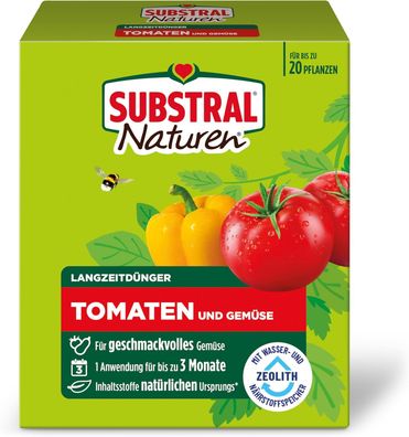 Substral 84030 Naturen Langzeitdünger Tomaten & Gemüse 1 2 kg Für Geschmackvolles Gem