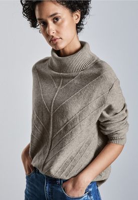 Street One strukturierter Rollkragen Pullover