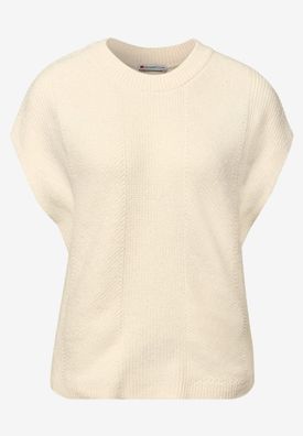 Street One Ärmelloser Chenille Pullover