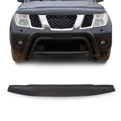 Motorhaube Deflektor Insekten Steinschlagschutz für Nissan Navara 2005-15 Dunkel