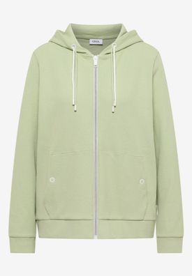 Cecil Langarm Jacke mit Kapuze und Struktur