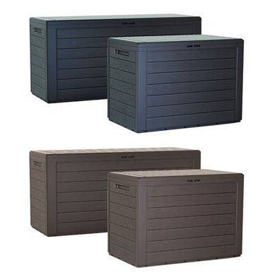 Woodebox Gartenbox Kissenbox Gartentruhe Verschließbar Müll- & Abfalleimer