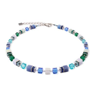 Coeur de Lion Halskette 3039/10-0705 GeoCUBE Precious Statement Halskette silber-blau