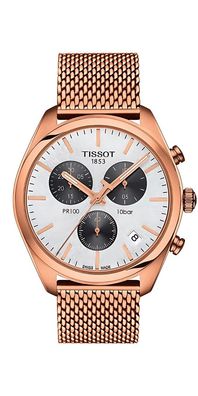 Tissot PRC 200 Chronograph Schwarz PVD Edelstahl T101.417.33.031.01