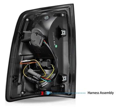 Rückleuchten smoke LED RAM 1500 (Gen.4) paar mit gelben Blinkern