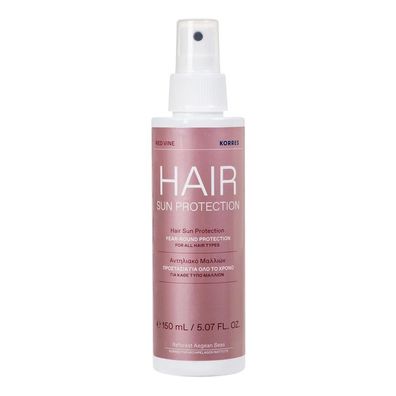 Korres Sonnenschutzspray für Haare mit rotem Weinextrakt, 150 ml