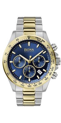 Hugo Boss Hero Chronograph Bicolor Edelstahl Blau HB1513767