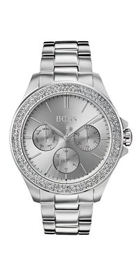Hugo Boss Navigator Chronograph Silber Edelstahl HB1502442