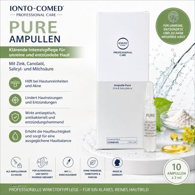 IONTO-COMED  - Professional Care PURE Ampulle  10 Stück à 2 ml = 20 ml