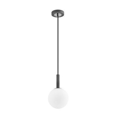 Hängeleuchte ASH S mit rundem Glasschirm 1xG9 Modern Single