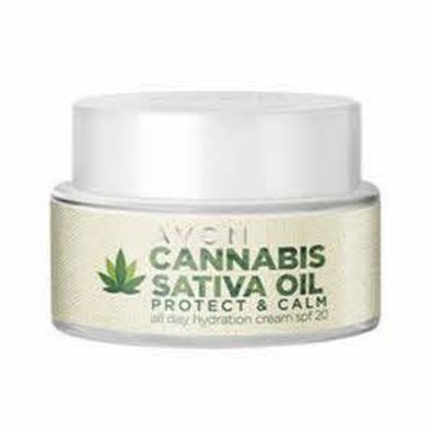 AVON Cannabis Feuchtigkeitsspendende Tagescreme mit Hanföl
