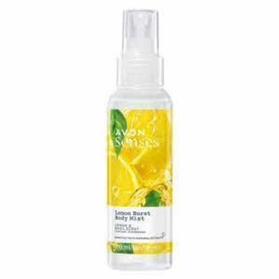 AVON senses Lemon Burst Zitrone & Basilikum Körperspray