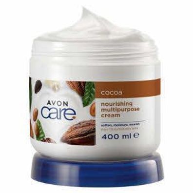 AVON care Pflegecreme für Gesicht, Hände und Körper mit Kakaobutter & Vitamin E 400 m