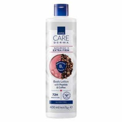 AVON care Derma Nourish+Körperlotion mit Peptitden & Kaffee
