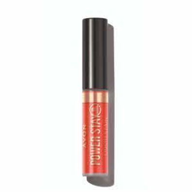 AVON Power Stay Flüssige 10- Stunden-Lippenfarbe Bold Romance