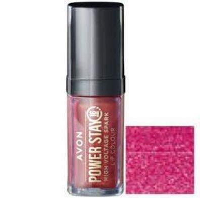 AVON Power Stay High Voltage Spark Lippenfarbe Rose Flash