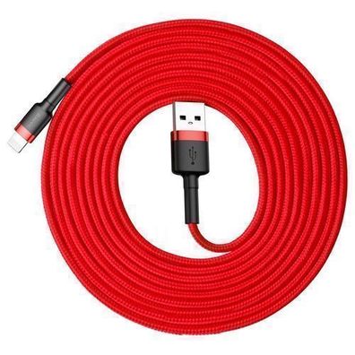 Baseus Cafule USB-A auf Lightning Kabel, 3m, Schnellladetechnologie QC 3.0, 2A,