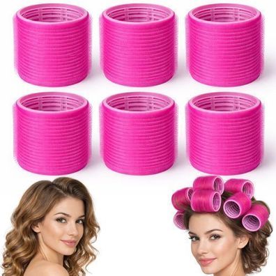 Klettwickler 6,4 x 6,3 cm für voluminöse Locken und Wellen - Haarstyling ohne Hitze