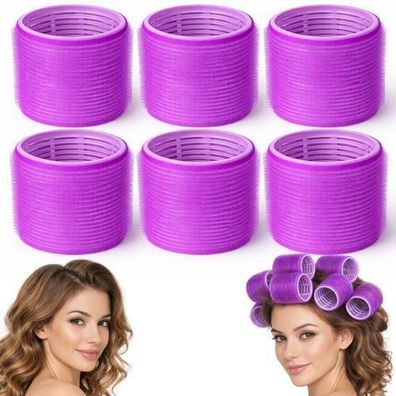 Klett-Lockenwickler Set 7,4 cm & 6,3 cm für große Locken und Volumen