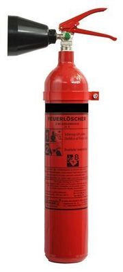 4 Stück 2kg CO2 Feuerlöscher Kohlendioxid Löscher