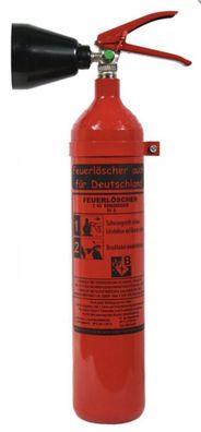 Feuerlöscher Zusatzschild "Für elektrische Brände " CO2 148x52mm Kunststoff 