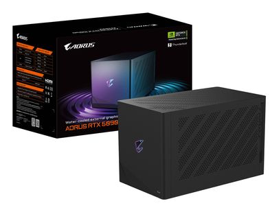 GIGABYTE AORUS RTX 5090 AI BOX Graphics Card - 32GB GDDR7, 512bit, PCI-E 5.0, 2407MHz Core Clock, 3 x DP 2.1, 1 x HDMI 2.1, GV-N5090IXEB-32GD 1.0