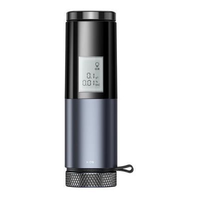 Baseus Alkoholtester CRCX-01 in Schwarz - Tragbares Atemalkoholmessgerät für unt