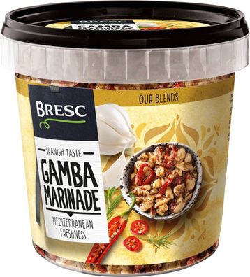 Bresc Gamba Shrimps Marinade 4x 1kg vegane Gewürzmischung mediterrane Würz-Paste