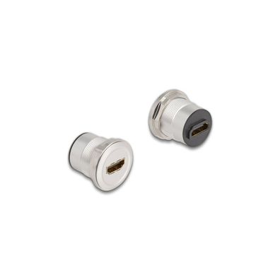 DElock HDMI Einbaubuchse 8K60 HZ Aluminium