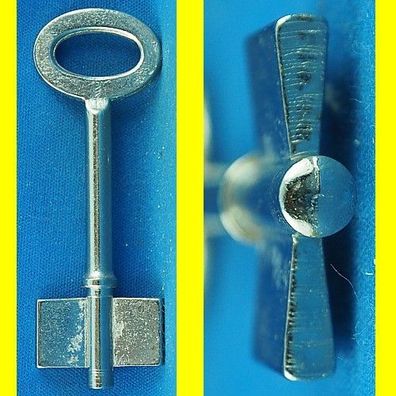 Silca G86K - Ansatz Schlüssel / Länge ca. 77 mm, Halm 5,5 mm, Bart jeweils 14 x 10 mm